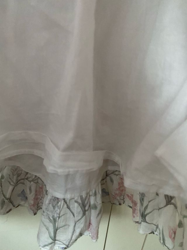 Falda niña estampado floral