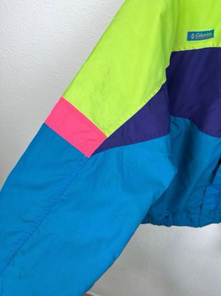 Chaqueta Columbia Impermeable Vintage 90s Oversize