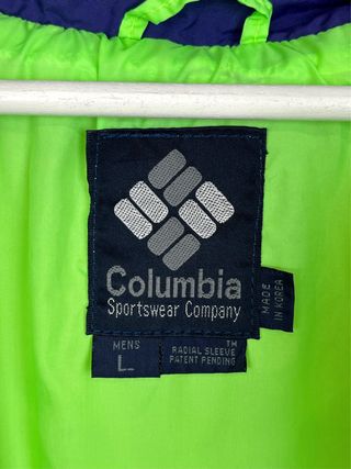 Chaqueta Columbia Impermeable Vintage 90s Oversize