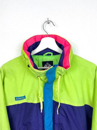 Chaqueta Columbia Impermeable Vintage 90s Oversize