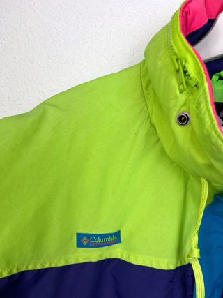 Chaqueta Columbia Impermeable Vintage 90s Oversize