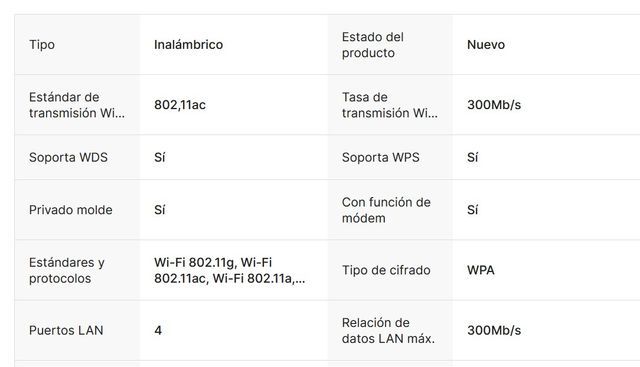Repetidor WiFi 300 Mbps doble banda de KOS