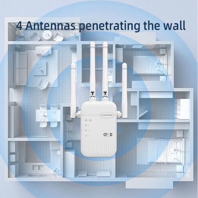 Repetidor WiFi 300 Mbps doble banda de KOS
