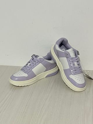 Scarpe Tommy Hilfiger Tg 37 Viola/Bianche