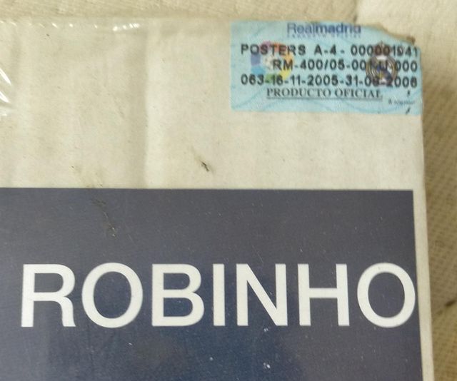 Poster de Robinho 2005-2006.