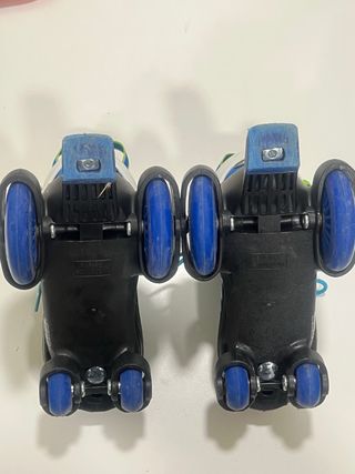 Patines extensibles 4 ruedas HUDORA. Talla 30 a 33