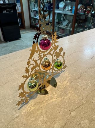 Albero Natale Metallo Decorazioni HERVIT