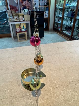 Albero Natale Metallo Decorazioni HERVIT