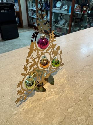 Albero Natale Metallo Decorazioni HERVIT