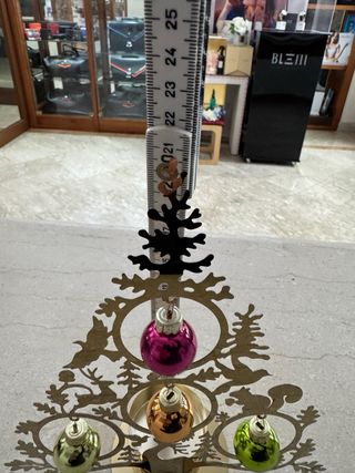 Albero Natale Metallo Decorazioni HERVIT