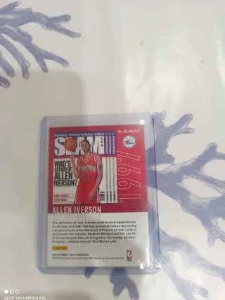 Cromo NBA Allen Iverson Slam Magazine