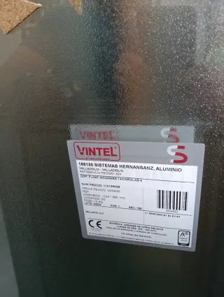 Lote  Cristales Dobles Vintel Aluminio