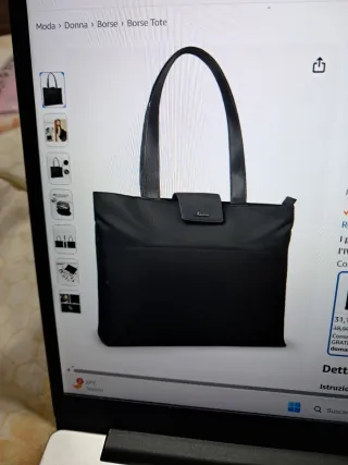 Borsa Shopper Grande Nera