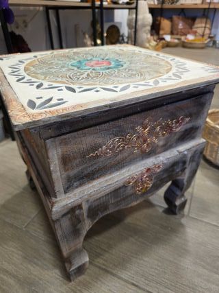 Mesa de Indonesia - Hecha a Mano Mandala