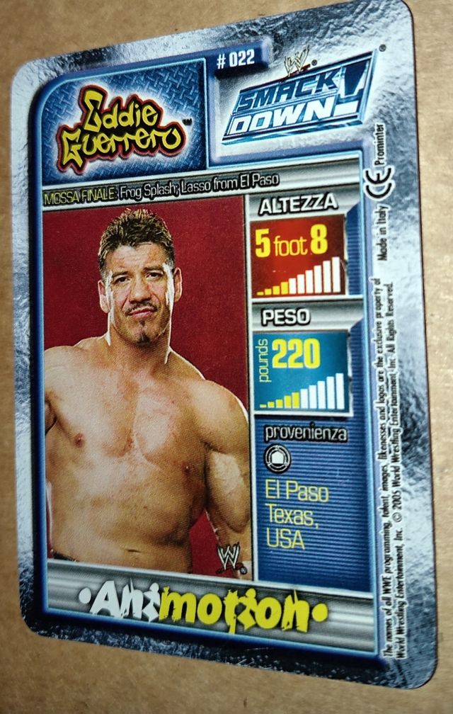 Eddie Guerrero WWE Smackdown 2004 Card