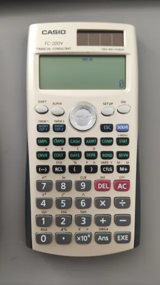Calculadora Financiera Casio FC-200V