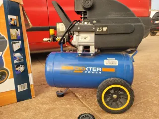 Compresor Dexter 2.5 HP con accesorios