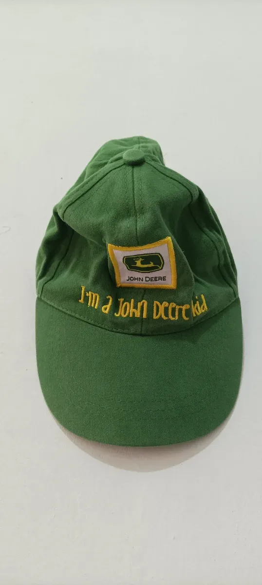 Gorra John Deere infantil verde