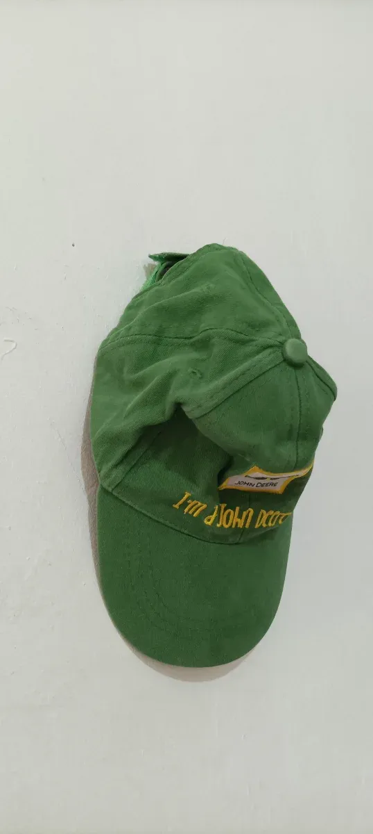Gorra John Deere infantil verde
