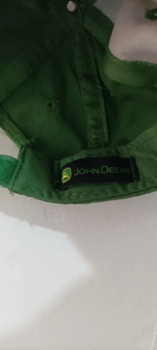 Gorra John Deere infantil verde