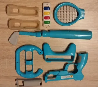 Accesorios Wii: Pistola, Volante, Raqueta
