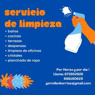 ofrezco servicio de limpieza