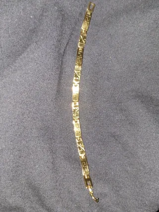 Bracciale da uomo in oro stile Versace