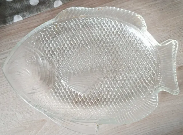 2 Bandejas Cristal Pescado Anchor Hocking