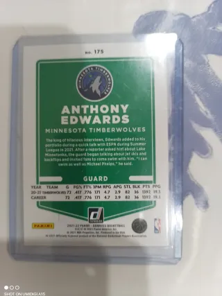 Cromo NBA Donruss 21-22 Anthony Edwards