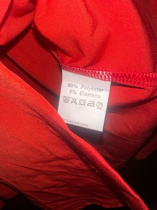 Camisa roja mujer