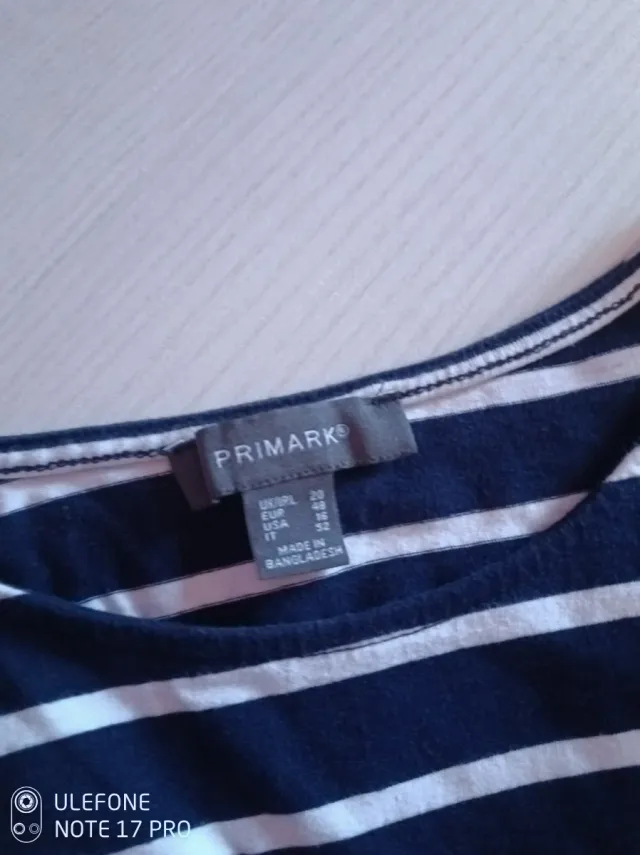 Blusa de rayas azul y blanco Primark