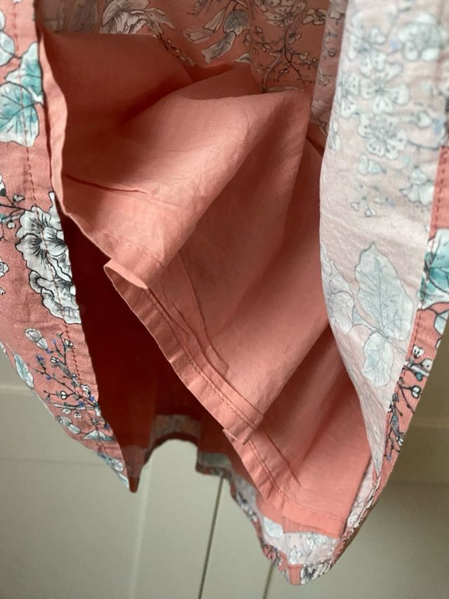 Falda niña floral elástica