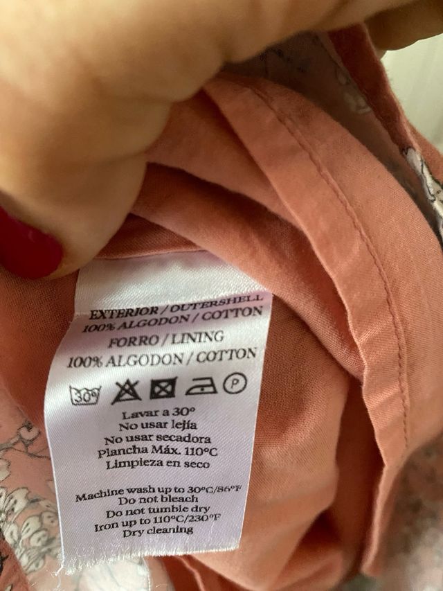 Falda niña floral elástica