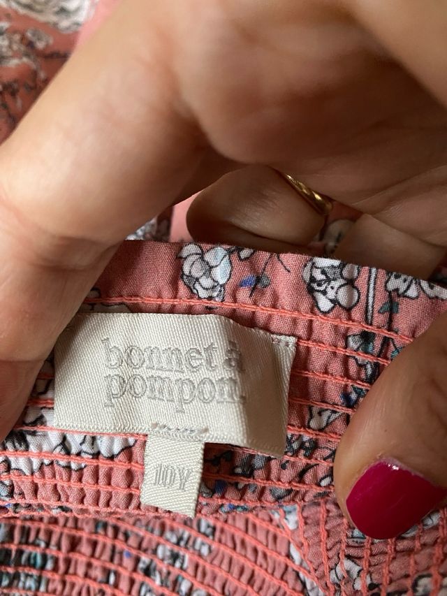 Falda niña floral elástica