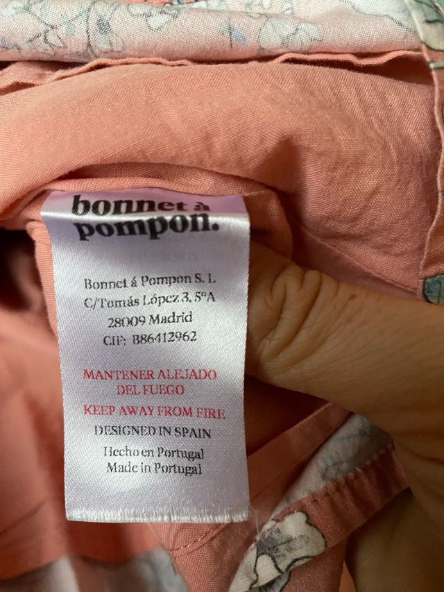 Falda niña floral elástica