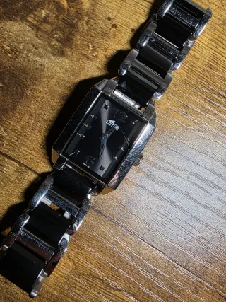 Reloj Lotus Mujer Negro y Plateado