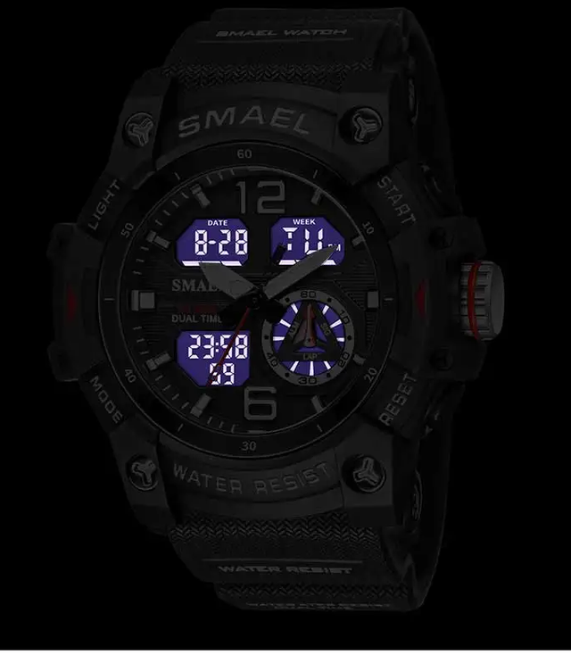 Relógio SMAEL Luminoso à Prova d'Água