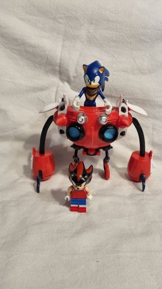 Set Figuras Sonic y Robot Sega