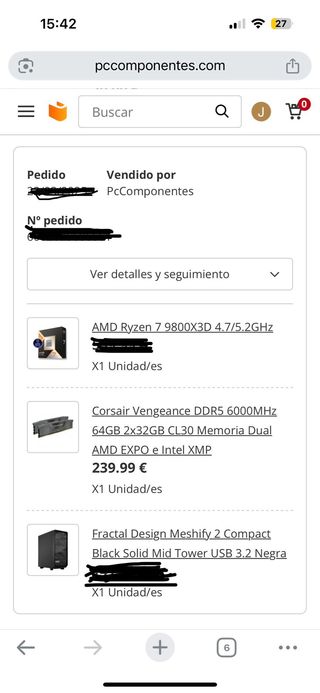 Memoria RAM DDR5 64GB Corsair Vengeance