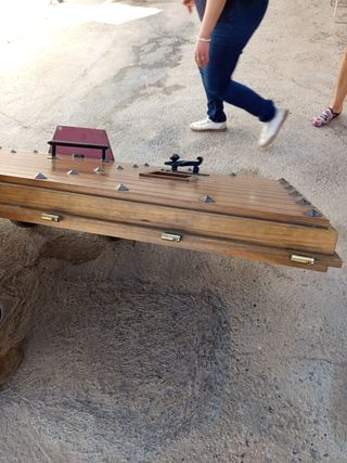 Puerta madera maciza seminueva