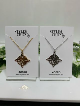 Collar Nudo de Brujas Acero Style Chic