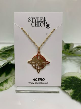 Collar Nudo de Brujas Acero Style Chic