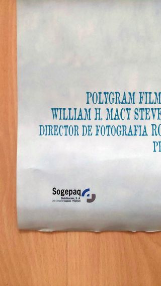 Cartel de cine original Fargo (Hrns. Coen 1996)