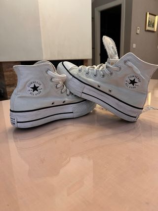 Zapatillas Converse Altas Blancas Talla 36