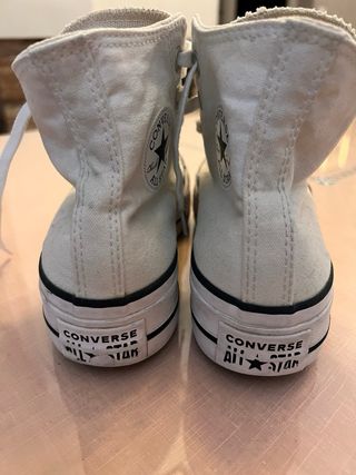 Zapatillas Converse Altas Blancas Talla 36