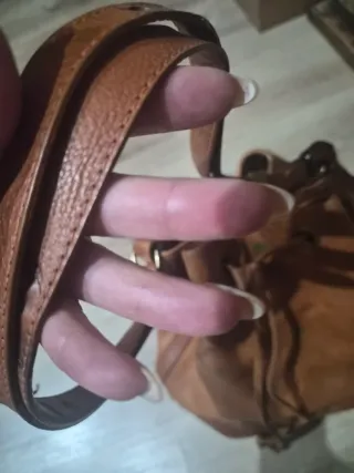 Bolso Bimba y Lola Marrón con Palmeras