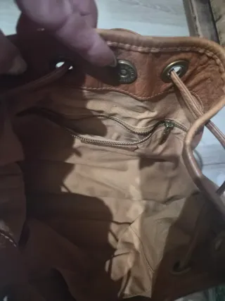 Bolso Bimba y Lola Marrón con Palmeras