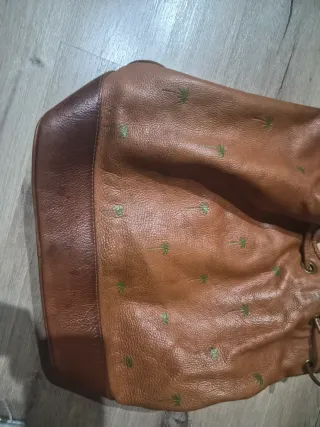 Bolso Bimba y Lola Marrón con Palmeras