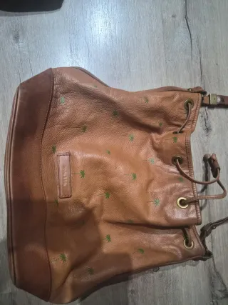 Bolso Bimba y Lola Marrón con Palmeras