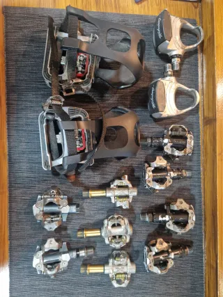 Pedales de bicicleta shimano y mas